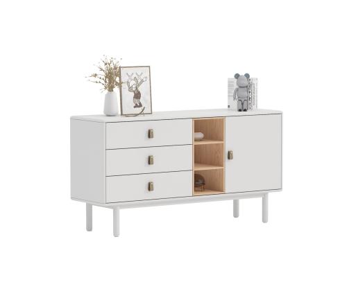 Kummut IRIS 140x40xH75cm, valge