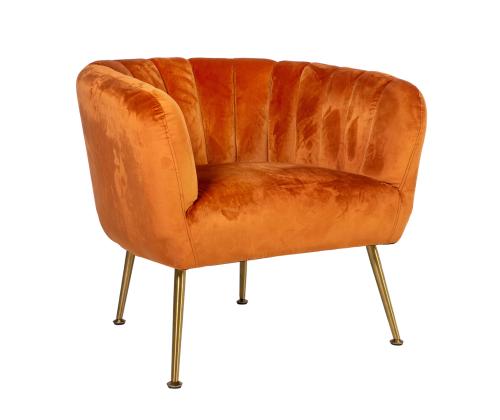 Tugitool TUCKER 78x71xH69cm, ookerpunane