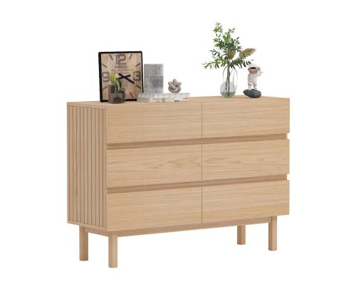 Kummut SUNNY 120x40xH85cm, melamiin tamm