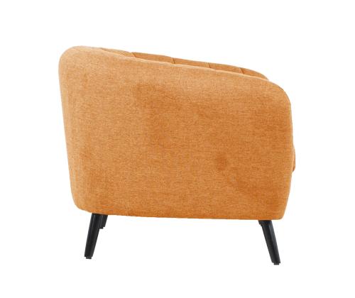 Tugitool MELODY oranþ, 100x88xH76cm, puit, vineer, polüesterkangas