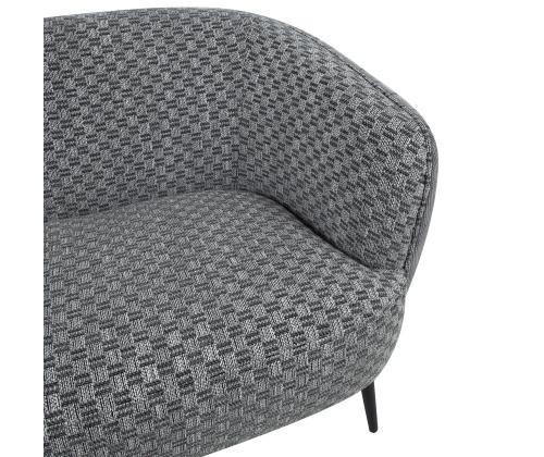 Diivan ACCENT 3-kohaline, hall, 179x80xH74cm, puit, vineer, polüesterkangas