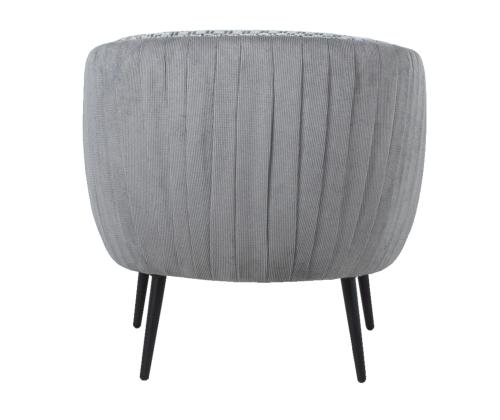 Tugitool ACCENT hall, 77x80xH74cm, polüesterkangas, puit, vineer, metall