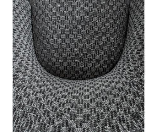 Tugitool ACCENT hall, 77x80xH74cm, polüesterkangas, puit, vineer, metall