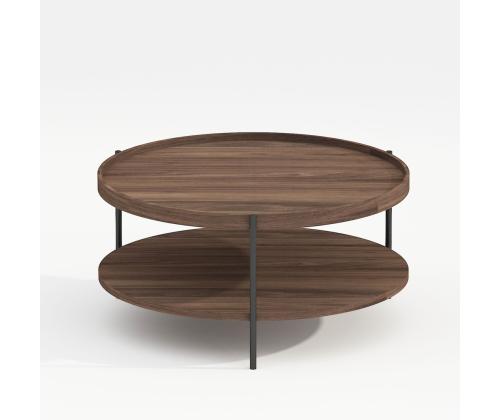 Diivanilaud CINDY D80xH40cm, melamiin hele pähkel