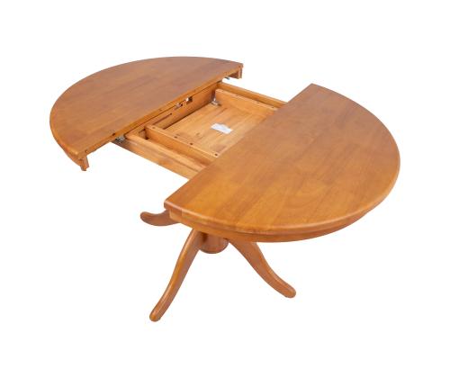 Söögilaud MIX & MATCH D90/120xH74cm, hele tamm