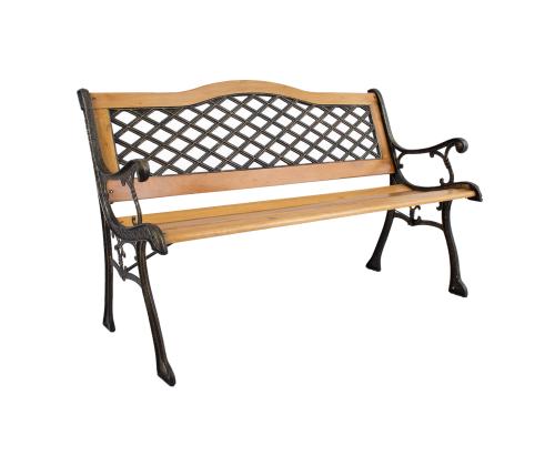 Pink CARTAGO helepruun 126x61xH84,5cm, puit, malmraam