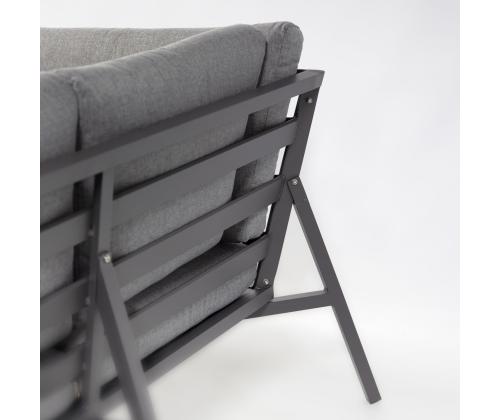 Aiamööblikomplekt ADRIAN laud ja nurgadiivan