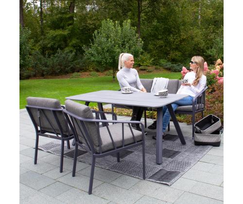 Aiamööblikomplekt KAHLA laud, diivan ja 2 tooli