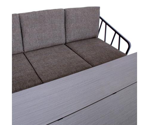 Aiamööblikomplekt KAHLA laud, diivan ja 2 tooli