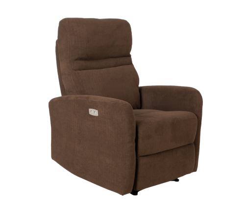 Tugitool recliner SAHARA pruun, 79x90xH102cm, vineer, metall