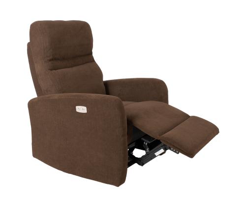 Tugitool recliner SAHARA pruun, 79x90xH102cm, vineer, metall