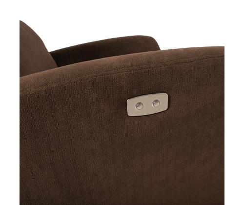 Tugitool recliner SAHARA pruun, 79x90xH102cm, vineer, metall