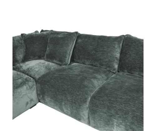 Nurgadiivan ja tumba DIVI 2176x276x102xH84cm, mündiroheline