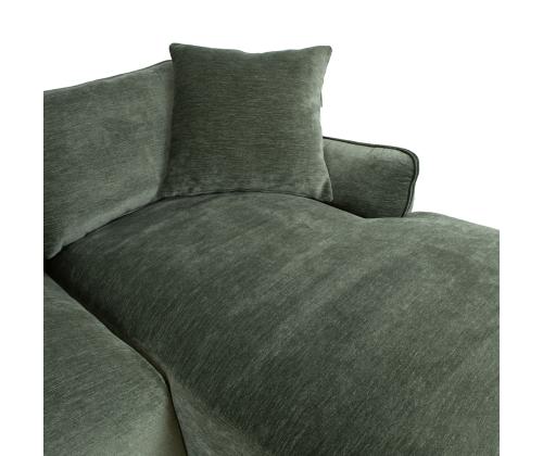 Nurgadiivan DIVI PN 284x102/162xH83cm, mündiroheline