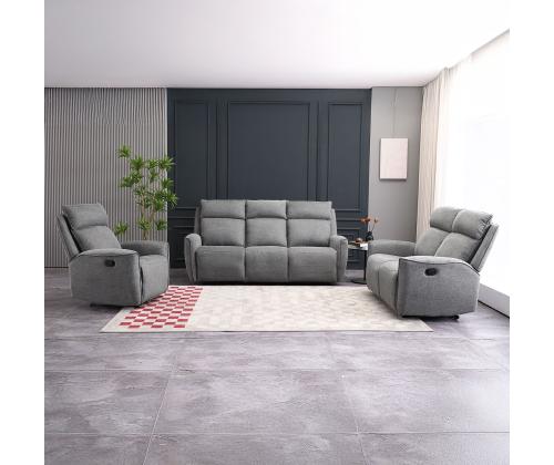 Diivan MAREN 2-kohaline manuaalne recliner 150x90xH104cm, hall