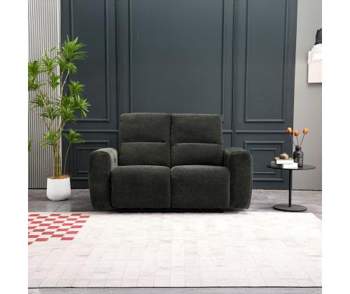 Diivan MATIAS 2-kohaline elektriline recliner 162x90xH100cm, hall