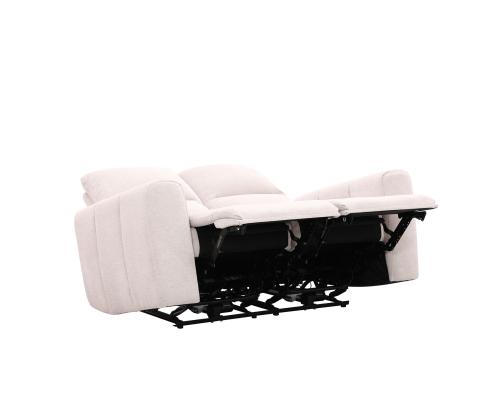 Diivan MATIAS 2-kohaline elektriline recliner 162x90xH100cm, helebeež