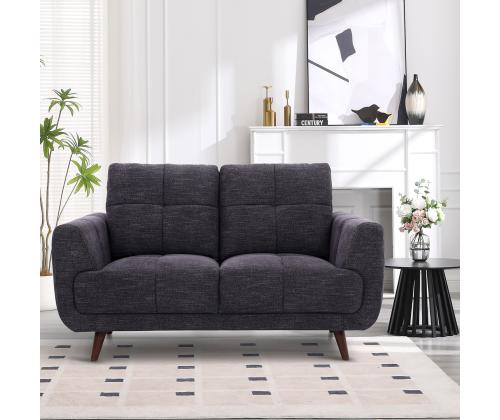 Diivan STEVE 2-kohaline 154x88xH90cm, tumehall