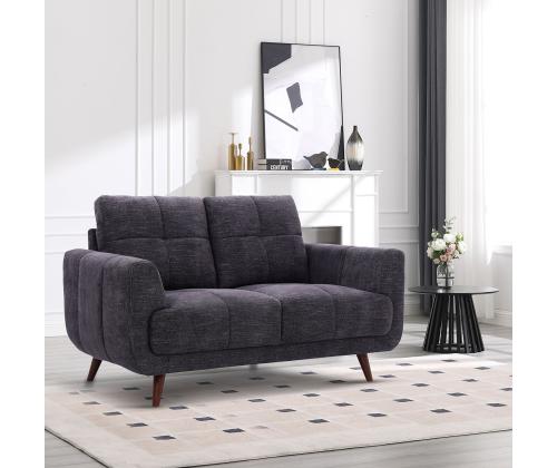 Diivan STEVE 2-kohaline 154x88xH90cm, tumehall