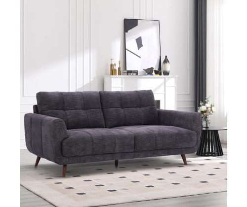 Diivan STEVE 3-kohaline 213x88xH90cm, tumehall