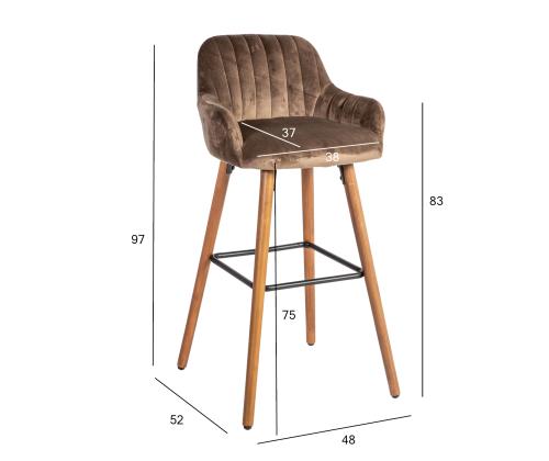 Baaritool ARIEL pruun