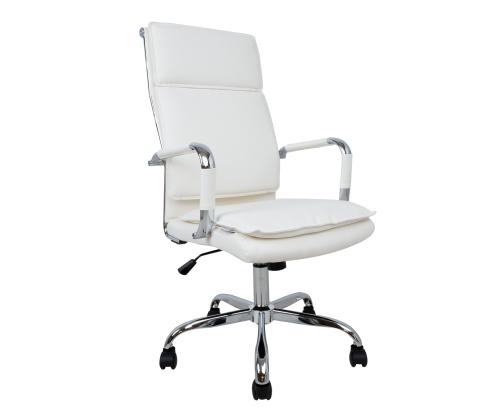 Töötool ULTRA 54,5x60xH106,5-116,5cm, valge kunstnahk