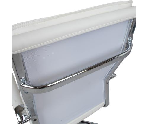 Töötool ULTRA 54,5x60xH106,5-116,5cm, valge kunstnahk