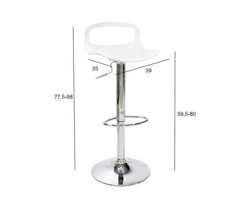 Baaripukk ANDY valge