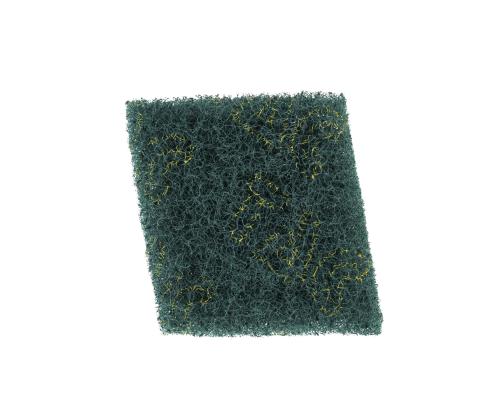 Abrasiivne käsn kunstpuidu hooldamiseks, 10x9x1,5cm, roheline