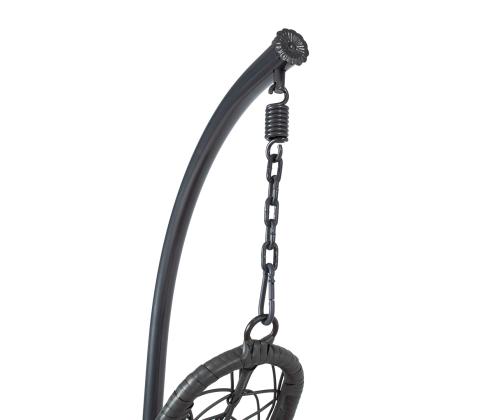 Ripptool COCO tumehall 120x105xH195cm, terasraam, plastikpunutis