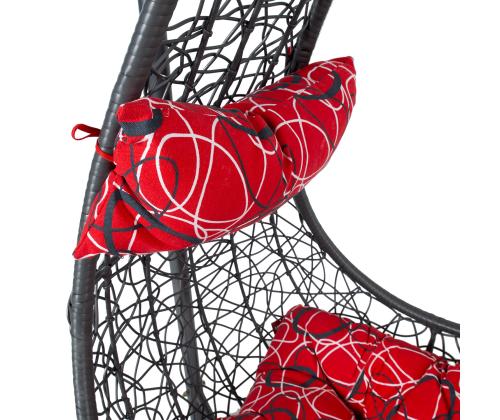 Ripptool COCO tumehall 120x105xH195cm, terasraam, plastikpunutis