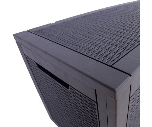 Säilituskast SAYA 122x54,5x62,3cm, hall plastik