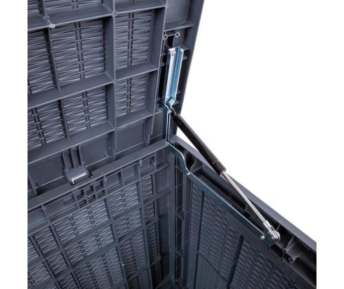 Säilituskast SAYA 122x54,5x62,3cm, hall plastik