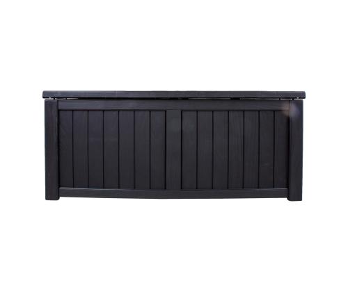 Säilituskast PRAIA 143x67,5x60,5cm/450L, must plastik