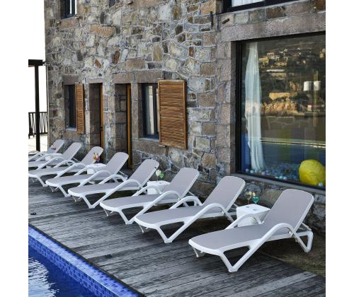 Lamamistool RESORT beež plastik