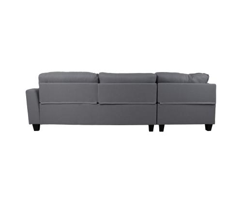 Nurgadiivan HELSINKI VN 268x158/83xH88cm, tumehall