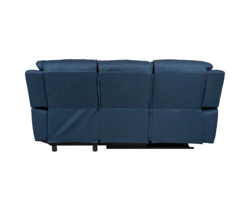 Nurgadiivan BERIT PN manuaalne recliner 214x95/160xH98cm, tumesinine