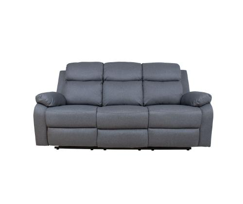 Diivan REX 3-kohaline manuaalne recliner 186x81xH103cm, tumehall