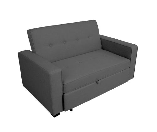 Diivanvoodi FEYA 146x86xH88cm, tumehall