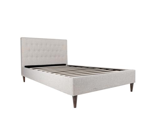 Voodi EMILIA 90x200cm, ilma madratsita, beež