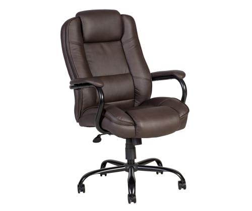 Töötool ELEGANT XXL, 79,5x82xH113-120,5cm, pruun, kunstnahk, teras