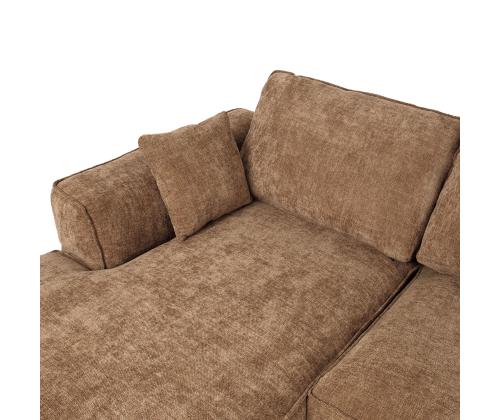 Nurgadiivan OLIVIA VN 295x170/104xH92cm, beež