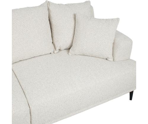 Diivan MAGNOLIA 3-kohaline 220x96xH76cm, helebeež