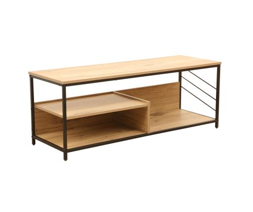 TV laud DIMITRA 120x40xH45cm, rustik/must