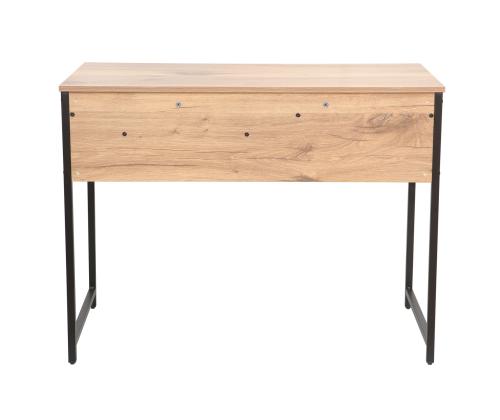 Kirjutuslaud DIMITRA 100x50xH76cm, rustik/must