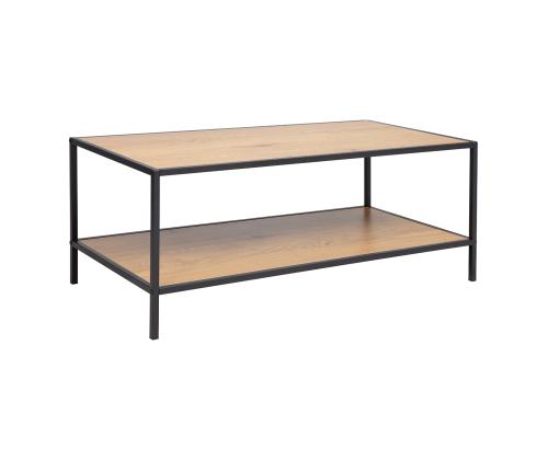 Diivanilaud HEDVIG 100x50xH40cm, saar/must