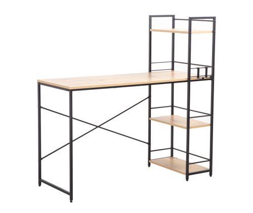 Kirjutuslaud STUDY 120x51xH120cm, tamm/pruun