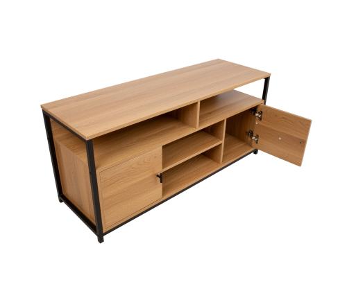 TV laud STUDY 120x40xH54cm, tamm/must