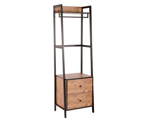 Esikuriiul LAVINIA 52x40xH169cm, saar/must