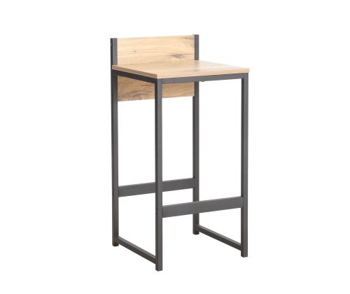 Baaritool HANNES 38x38xH80cm, rustik melamiin